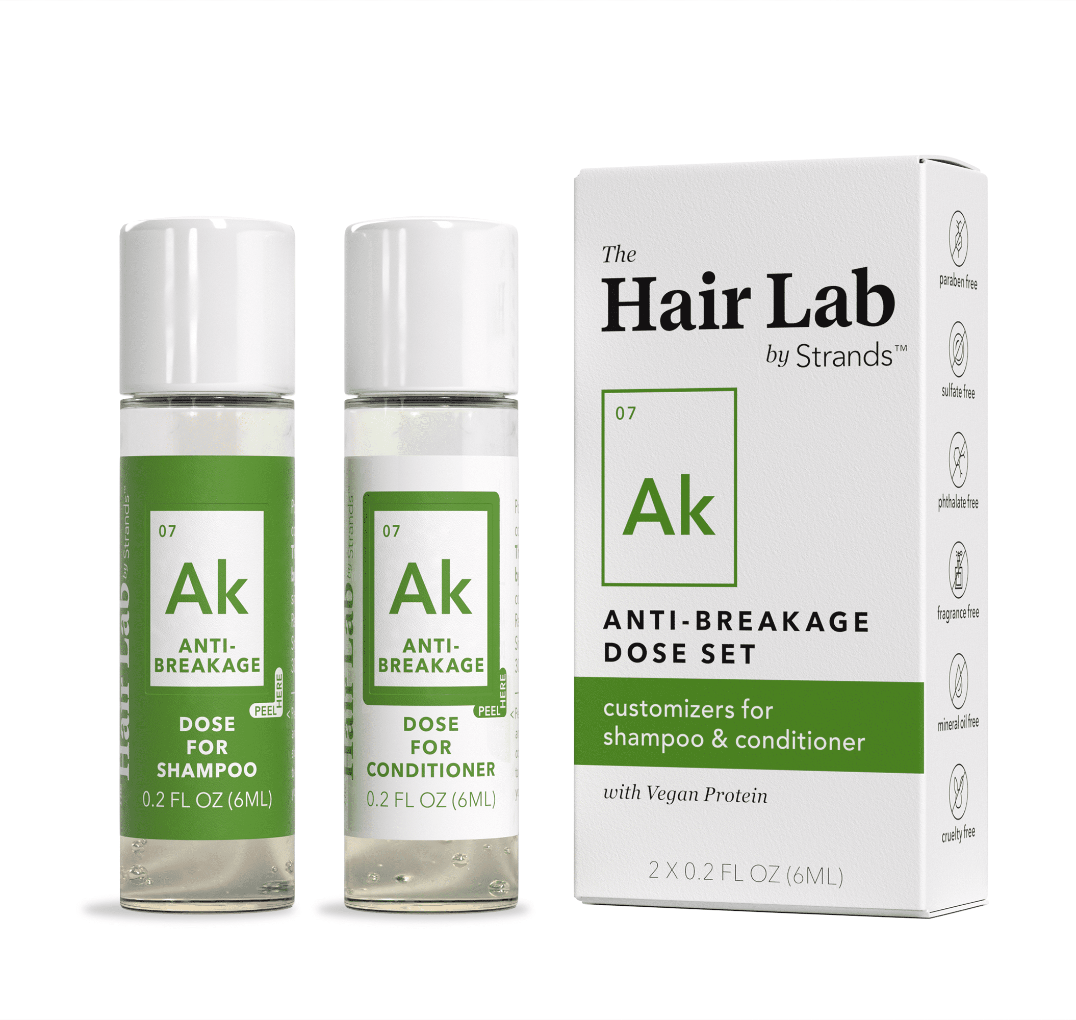 The Hair Lab Anti-Breakage Dose Set, 2 x 0.2 oz.