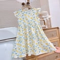 thumbnail image 2 of Splozh Toddler Girl Summer Dress 1-10 Years Boho Floral Dresses Girls Beach Princess Sundress Baby Outfits,Light Pink,3-4 Years, 2 of 9