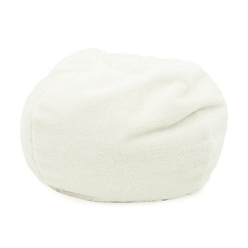 Sherpa puff ball dog bed cheap