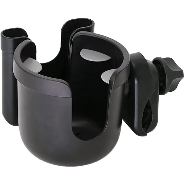 Portavasos para cochecito con soporte Portabotellas para cochecito de bebé Andador Silla de ruedas Bicicleta Scooter Cinta de correr Fokelyi WMPH-1215-1