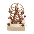 thumbnail image 3 of Wind up Mechanism Rotating Music Box Carousel Music Box Decoration Collectibles Children's Toys Ornament Windmill Music Box, 3 of 7