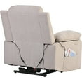thumbnail image 6 of Power Lift Recliner Chair for Elderly, Recliners with Adjustable Massage and Heating Function,Heavy Duty Electric Lift Recliner with Infinite Position for Living Room,Beige, 6 of 13