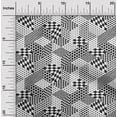 thumbnail image 2 of oneOone Rayon Black Fabric Geometrical Mix Craft Projects Decor Fabric Printed By The Yard 56 Inch Wide, 2 of 4