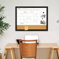 thumbnail image 3 of DOLLAR BOSS Calendar Whiteboard for Wall & Bulletin Corkboard Combination, Magnetic Dry Erase White Board 36 x 24 Inch, Wall Mounted Board for Office Home with 4 Markers, 8 Magnets and 10 Push Pins, 3 of 9
