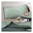 thumbnail image 3 of Edredón Ligero Real Textil + 1 Funda de Almohada, Juego de Colcha Individual, Color Verde/Verde Oscuro, 3 of 7