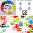 thumbnail image 4 of MesaSe Ensemble de Boutons-Pression en Plastique T5 Outil de Boutons-Pression Multicolore Professionnel Résine Bouton Rond DIY Sans Couture pour Couture Tissu Artisanat, 4 of 10