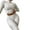 White, variant on TTUHYWXI Women’s Casual 2 Piece Outfits Sexy Bodycon Long Sleeve Crop Top with Long Pants Tracksuit Set Jumpsuits (White, XL)