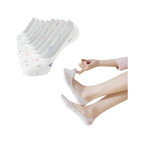 Eryueer Women No Show Socks Ultra Low Cut Liner Ice Feeling socks Nonslip Liner Invisible Hidden Thin boat Socks