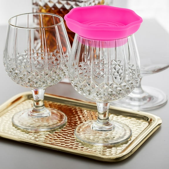 LEXSOMEO Silicone Wine Glass Charcuterie Board Topper for Parties Picnics Gatherings Wine Glass Charcuterie Topper Silicone Wine Glass Covers