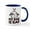 White/Navy Inside, variant on CafePress - Snoopy: My Dad Is Rad Mug - 11 oz Ceramic Mug - Novelty Coffee Tea Cup