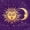 Purple, variant on Homewish Boho Sun Moon Twin Sheets,Pink Purple Teal Gradient Galaxy Bedding,3 Pieces,1 Fitted Sheet and 1 Pillowcase