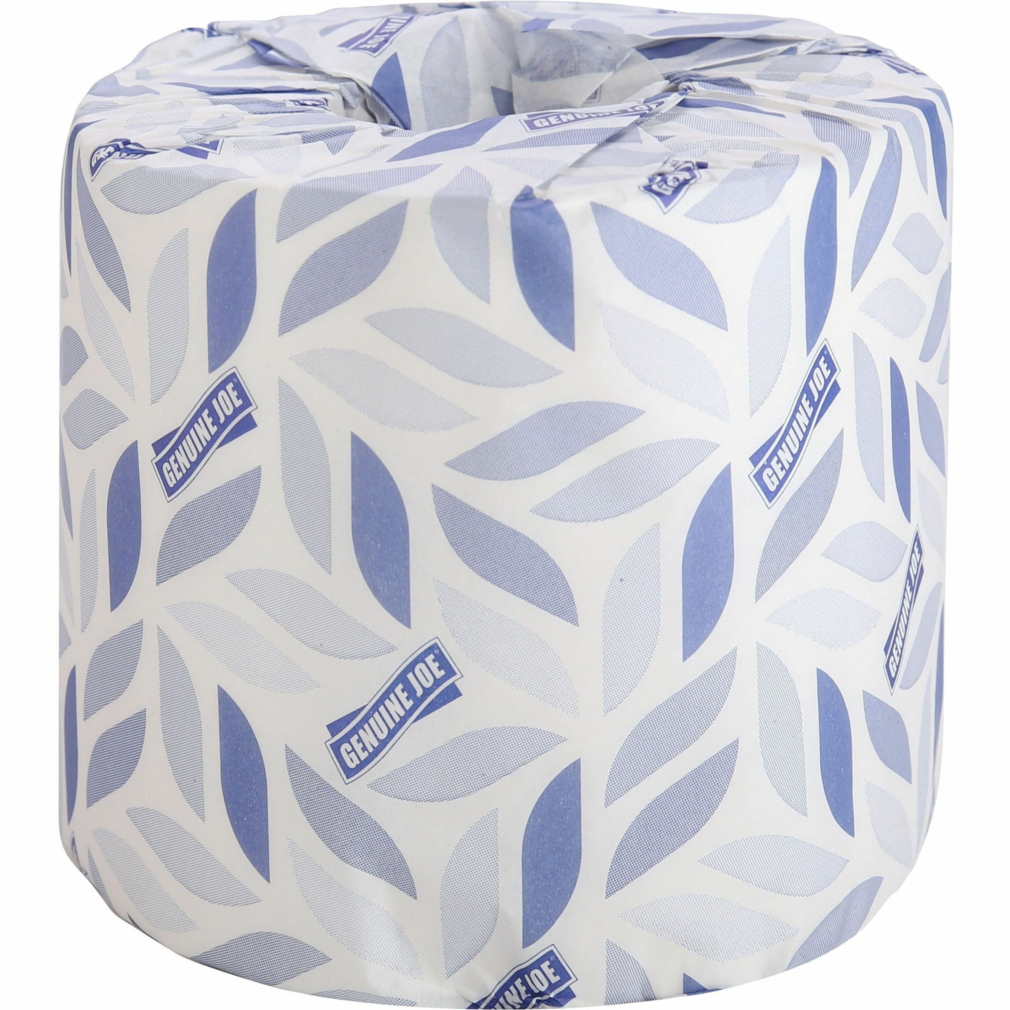 Genuine Joe Recycled 2-Ply Standard Bath Tissue Rolls, 96/Carton