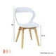 thumbnail image 3 of Set de Comedor Mesa Rectangular Oslo Negro y 4 Sillas Moura Blanco, 3 of 7