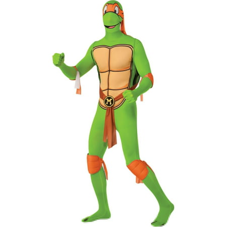 Men's Teenage Mutant Ninja Turtles Michaelangelo 2nd Skin Costume Medium