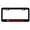 Black/Red, variant on Pitbull Mom Dog Lovers Style Metal License Plate Frame Personalized/Car Accessories Car Tag Holder Cover (Chrome/Dark Pink)
