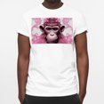 thumbnail image 3 of Pink Monkey Men's Classic White 100% Cotton T-Shirt | Soft & Breathable Tee for Everyday Comfort, 3 of 5