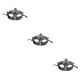 thumbnail image 5 of Sonducket Media cara Retro Masque Masquerade Disfraces Mardi Gras Fiesta veneciana Actuación Cumpleaños Halloween plata antigua Type1 NO1 Sonducket CBP372941, 5 of 6