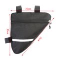 thumbnail image 5 of Cuerda de tracción elástica de nailon para bicicleta, cuerda de remolque para bolsa Triangular para bicicleta de montaña (bolsa negra, cuerda de tracción roja) 1 ud., 5 of 5