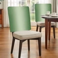 thumbnail image 4 of Green Ombre Chair Back Covers, Removable Chair Covers for Dining Chairs Set of 6, Washable Chairs Slipcovers Back Seat Protector for Wedding Party 19"x20", 4 of 9
