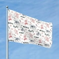 thumbnail image 2 of Lsque Cute Magic Bunny Pattern Flag,Cute Magic Bunny Printed Garden Flag 48 x 72 in - Double Sided Small Flags for Yard, 2 of 9