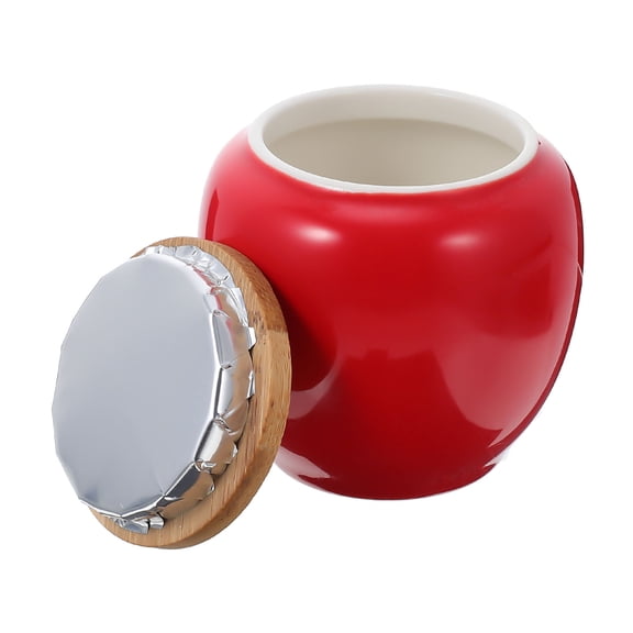 Hemoton Tea Coffee Tin Canister Ceramic Jars Small Storage Food Safe Container