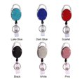 thumbnail image 2 of With Belt Bling Rhinestone Key Ring Clip On Retractable Badge Holder Fashion, 2 of 4