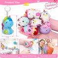 thumbnail image 2 of Squishy Toys POKONBOY, paquete de 30 animales kawaii con llavero, 2 of 7
