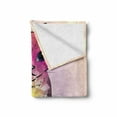 thumbnail image 2 of Cat Soft Flannel Fleece Throw Blanket, Geometrc Digital Color Robot Cat with Technologic Patterns Little Retro Art, Cozy Plush for Indoor and Outdoor Use, 50" x 60", Pink Fuchsia, by Ambesonne, 2 of 6