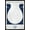 Black Framed Version, variant on NFL Indianapolis Colts - Logo 25 Wall Poster, 22.375" x 34"