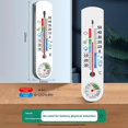 thumbnail image 4 of Indoor Outdoor Wall Thermometer Humidity Meter,Vertical Thermometer and Hygrometer wi Gauge Humidity Meter Gauge,Temperature, 4 of 8