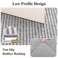 thumbnail image 4 of Enyhom 2'x6' Runner Rug for Hallway, Washable Non Slip Kitchen Runner Rugs for Entryway, Laundry Room, Gray/White, 4 of 7