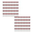 thumbnail image 3 of 100 piezas de ojales de Metal con agujeros, ojales de forma redonda, ojales pequeños resistentes para álbumes de recortes, cortinas, zapatos de cuero, rojo Macarena Ojales redondos, 3 of 8
