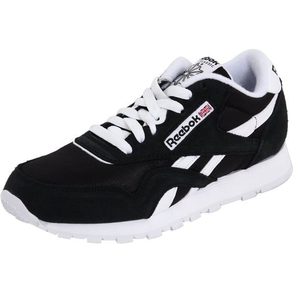 Reebok J21506: Kids' Classic Nylon Fashion Black/White Sneaker