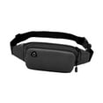 thumbnail image 4 of Abbraccia Fanny Pack Travel Pouch Phone Holder for Men Women Crossbody Bag Chest Bag Waist Pouch for Gym Fitness Walking Travel Camping Black, 4 of 9