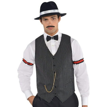 Gangster Vest Roaring 20's Costume Accessory, Adult Standard