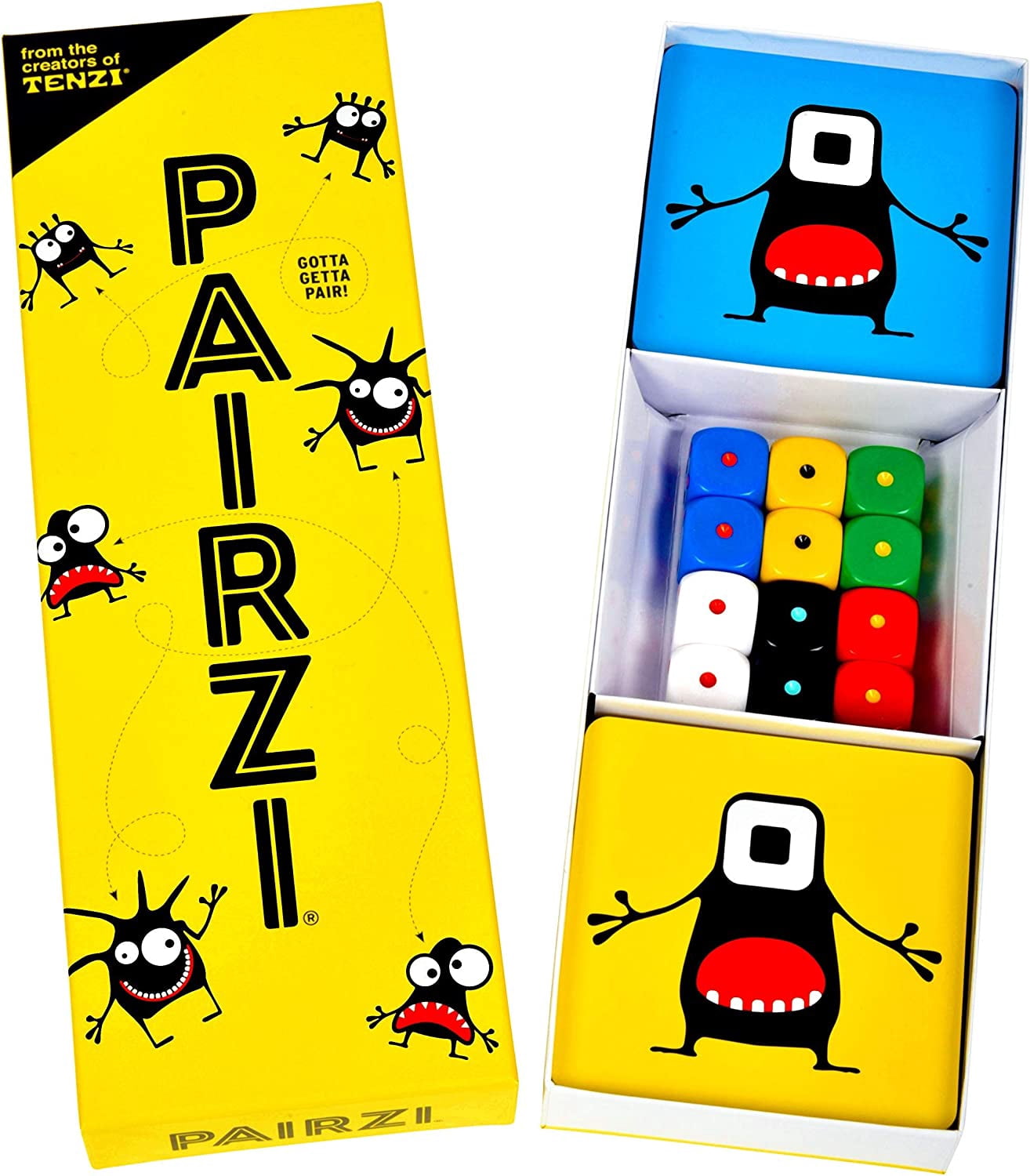 TENZI PAIRZI - The Fast, Fun Card Matching Family and Party Game with a Twist - for Ages 6 to 96 - 2 to 6 Players