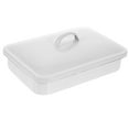 thumbnail image 1 of Enamel Bake Pan Multi-functional Roasting Baking Tray Dishwasher Enamel Food Plate, 1 of 8