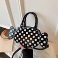 thumbnail image 6 of Women Novelty Candy Shaped Polka Dot Handbag, Glossy Faux Leather Mini Crossbody Purse With Dual Carrying Straps, Cute Unique Shoulder Bag For Party Daily Street Outfit Multiple Sweet Colors, 6 of 6