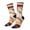2 Black-2, variant on Baseball Ball With Flag Crew Socks for Men & Women, Breathable Casual Athletic Ankle Socks