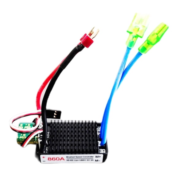 Escobillas de repuesto para ESC RC de 860 A, 12 V y 24 V, resistentes al agua y de alto rendimiento para barcos RC. T