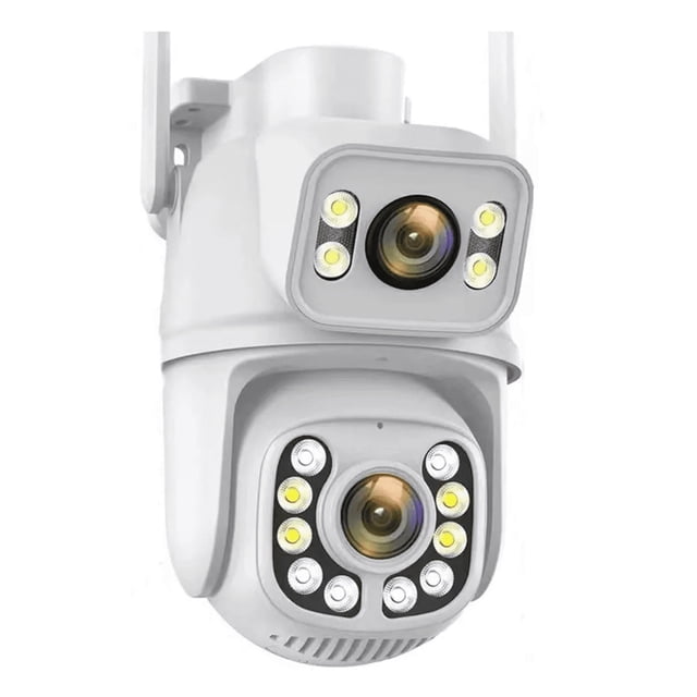 Cámara de seguridad Wifi exterior BLOOSOM 8MP 360° con doble lente