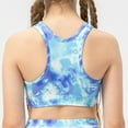 thumbnail image 3 of snilers Girls Tank Tops Crew Neck Sleeveless Shirt Gymnastics Yoga Workout Running Summer Vests Casual Stylish Tie-Dyes Blouses for 5-15 Years, 3 of 5