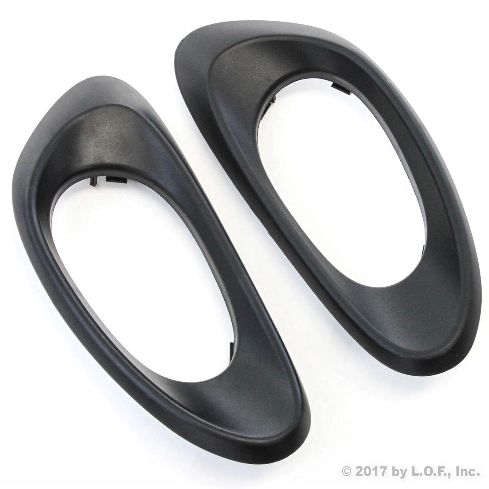 Door Handle Inside Trim Bezel Compatible with Trailblazer 2002-2009 Right Passenger Side RH Black