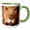 Green/White, variant on 3drose, Africa. Male African Lion (panthera Leo) - Na02 Swe0033 - Stuart Westmorland, 11oz Mug