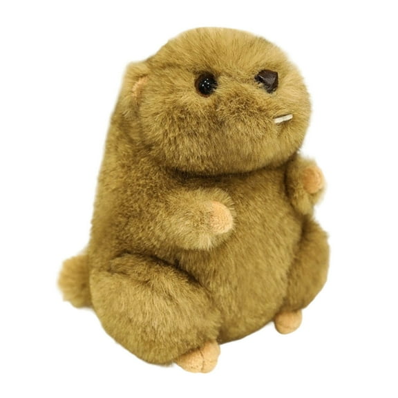 Adorable Groundhog Stuffed Animal Toy for Kids - Soft Cuddly Doll for Indoor Outdoor Play Suitable for Children 3