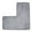Gray, variant on L Shaped Bathroom Mat - Non Slip, Super Absorbent & Quick Dry Corner Floor Mat