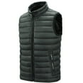 Divhosrg Mens Lightweight Warm Puffer Golf Vest Thermal Winter