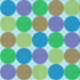 thumbnail image 1 of Ahgly Company Machine Washable Indoor Square Transitional Green Area Rugs, 4' Square, 1 of 7