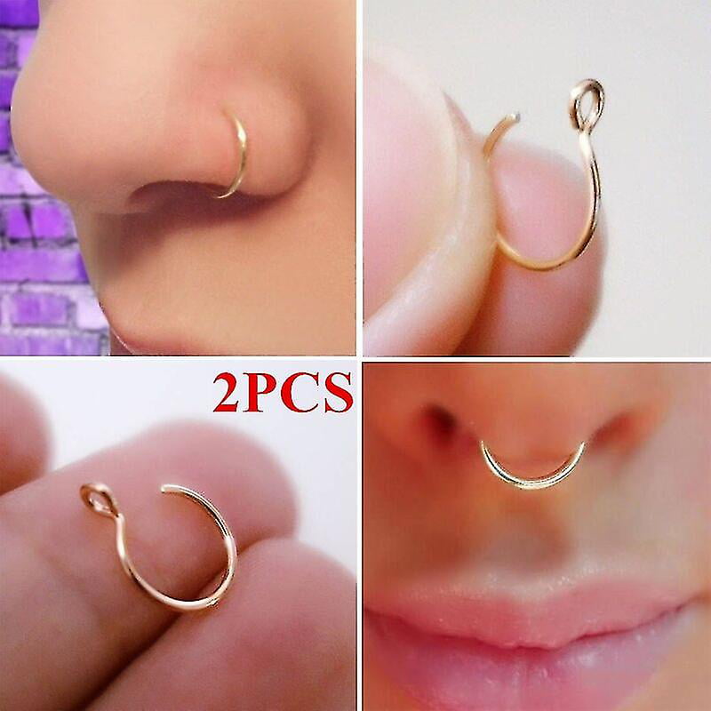 Buy Jewelopia Maharashtrian AD Nath CZ Nose Stud Pin Traditional Bridal  Nath Wedding Jewelry Marathi Ad Nose Ring Without Piercing Pearl Gold  Plated Clip On Press Nath For Girls Online at Best