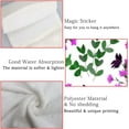 thumbnail image 4 of 2 Pcs Hanging Towels, Dish Towels Watercolor Simple Field Flowers Absorbent Hand Towels with Hanging Loop Washcloth for Bathroom Kitchen, 4 of 6